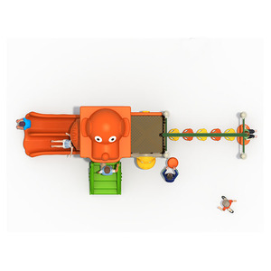 Jeux de parc d'attractions, manèges, toboggan en plastique, aire de jeux pour enfants en plein air, équipement de balançoire pour jardin - Product Image 3