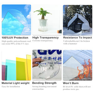 ألواح بولي كربونات صلبة شفافة شفافة بطول 60 متر مخصصة من Policarbonato-20 - Product Image 3