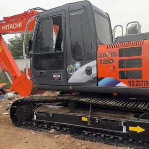 Miniexcavadora Usada en Buen Estado, HITACHI Zx120, 12 Toneladas, Excavadora Hidráulica Compacta sobre Orugas, en Oferta, Mejor Calidad - Product Image 1
