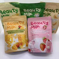 Collagène hydrolysé de qualité supérieure en poudre au lait, complément éclaircissant pour la peau, saveur fraise, soutien immunitaire, gestion de l'énergie, usage adulte