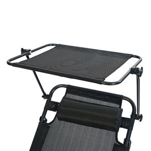 Hitree luxuriöser tragbarer ganzkörperstuhl für draußen mit sonnenschutz sonnenlehne stuhl klappbar strand massage schwereloser liegesessel - Product Image 6