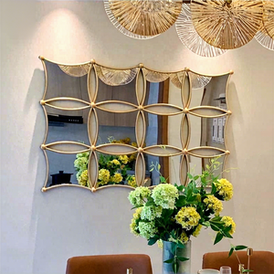 Light Luxury Modern Wall <strong>Mirror</strong> Decoration Porch <strong>Hanging</strong> <strong>Mirror</strong> for Living Room Background Wall Decoration - Product Image 1