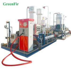 Skid mounted pressure boosting compressor for CNG compressed natural gas filling station liquid Argon Filling Station