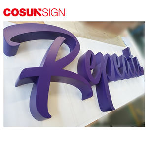 Cosun Segno Placca Commerciale Display Advertising <span class=keywords><strong>Taglio</strong></span> <span class=keywords><strong>Laser</strong></span> Segno - Product Image 5