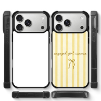 NOVELSUB pour iPhone 17 Series – Coques de téléphone vierges en TPU 2D pour sublimation, protection intégrale des 4 coins, personnalisables DIY