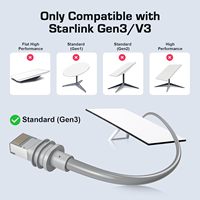 DENIXI Factory Direct Sales V3 Starlink Gen3 Cable de red Pass Test CAT5E Cable de comunicación para uso de dispositivos de red