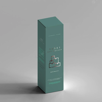 Boîtes à cosmétiques personnalisées à Double face 30ml, flacon compte-gouttes d'huile essentielle en verre, boîte en papier avec Logo