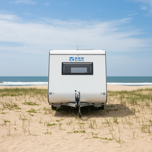 Remolques de Viaje Ligeros y Modernos de Aluminio para RVs, Remolques de Doble Eje para Campamentos al Aire Libre, Remolques para Casas Rodantes Todoterreno, <span class=keywords><strong>Caravanas</strong></span> - Product Image 1