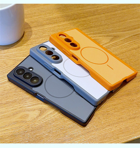 Bumper Matte Foldable Magnetic <b>Phone</b> case for Samsung Z Fold 8 ultra 7 6 TriFold 5 Frosted Lines Magnet Screen Back Cover 2026 - Product Image 5