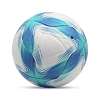 Ballon de football en PU thermocollé de haute qualité, taille 5, durable, pour l'école, le club, les matchs et l'entraînement
