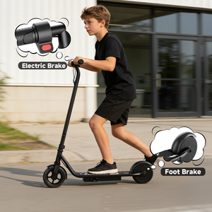 Scooter électrique pour enfants, moteur sans balais 250W, léger (7,5 kg), disponible en stock UE, DE, UK, US pour la vente en gros - Product Image 5
