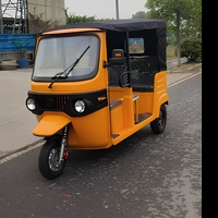 EEC Passenger Electric Tricycle 4000W Magnetic Steel Motor Three Wheeler Urban Short Distance Passenger Transport Daily Commute
