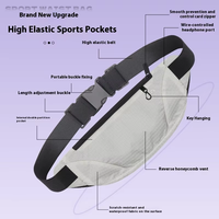 Léger Polyester Gym Running Étanche Téléphone Portable Poche Multi-fonction Taille Sac Fanny Sac