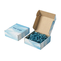 Cajas de Envío de Cartón Kraft Reciclables de Buena Calidad, Caja de Envío de Cosméticos con Logotipo Personalizado, Caja Corrugada para Cosméticos