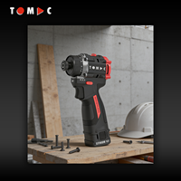 Perceuse-visseuse sans fil TOMAC Pro 16V Li-ion Brushless 1/4" Hex 50Nm certifiée CE pour bricolage et assemblage de meubles