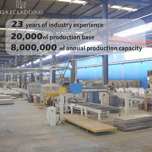 Paneles de Fibrocemento Pre-revestidos Decorativos para Revestimiento de Paredes Exteriores de Fachada de Alta Densidad GAJ - Product Image 6