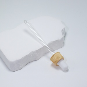 5ml 10ml 15ml 20ml 30ml 50ml 100ml Frosted Clear Essential Oil Glass <b>Dropper</b> <b>Bottle</b> With Plastic Bamboo <b>Dropper</b> Cap - Product Image 4
