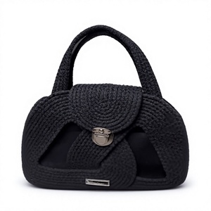 Woven <b>Straw</b> Strawberry Handbag Magnetic Closure Portable Tote Bag Beach Travel Shoulder Purse for Women women's tote bags tote b - Product Image 1