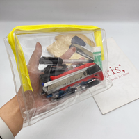 Trousse à crayons transparente en PVC grande capacité, résistante à l'eau, durable et portable pour les examens des élèves du collège