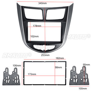 2 Din Car Stereo Audio Radio DVD <b>CD</b> GPS Plate Panel <b>Frame</b> Fascias Replacement for Hyundai I-25 for Accent Solaris Verna - Product Image 6