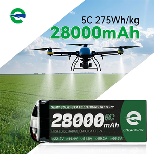 Enerforce 6s 22,2 V 28000mAh 5C RC Drone Batería recargable Paquete de batería de iones de litio para Drones de riego" - Product Image 2