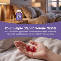 Gummies pour le sommeil OEM ODM avec baies d'églantier, mélatonine, échinacée, zinc et mélange de vitamine C, double soutien pour un sommeil réparateur et le bien-être immunitaire