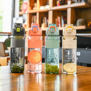 Decani Plastic Water <b>Bottle</b> 1200Ml <b>Flip</b> <b>Top</b> Lid Bpa Free Portable For Outdoor Sports And School Use - Product Image 2