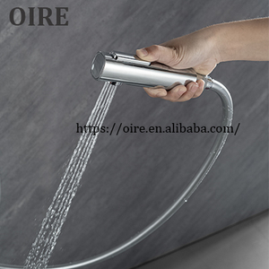 Đánh bóng Brass 4-chức năng tiếp xúc với vòi hoa sen vòi 10 inch Chrome mưa vòi sen đầu duy nhất xử lý phòng tắm vòi nước có tính năng gốm - Product Image 5