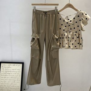 Produttore di abbigliamento 2024 nuovi bambini ragazza adolescente moda Pu <span class=keywords><strong>pelle</strong></span> <span class=keywords><strong>pantaloni</strong></span> Cargo 3-15 anni - Product Image 3