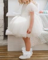Chaussettes à volants pour les tout-petits bébés filles tricoté coton moelleux dentelle à volants douce princesse mignon dentelle chaussettes