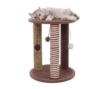 Дешевые кошачьи игрушки Sisal, плюшевые деревянные кошачьи когтеточки, 2021