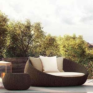 Modern Design Outdoor Garden Wicker Furniture Plastic Rattan Sofa <strong>Set</strong> for Hotels Villas Exteriors - Product Image 5