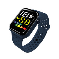 Montre électronique LED en gros d'usine, montre carrée minimaliste, montre de sport pour étudiants, montre numérique pour femmes, hommes et enfants