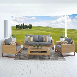 Audu, muebles modernos para exteriores, ratán de <span class=keywords><strong>segunda</strong></span> <span class=keywords><strong>mano</strong></span>, diseño cómodo para hoteles, patios, parques, granjas - Product Image 2