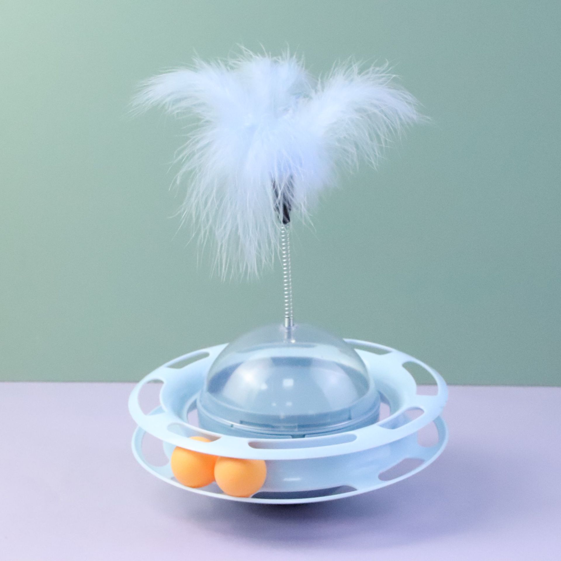 Blue Tumbler Turntable