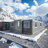 MZECOHOUSE-Petit conteneur isolé super chaud pour temps froid, 3 chambres à coucher, 2 salles de bain, maison en conteneur extensible
