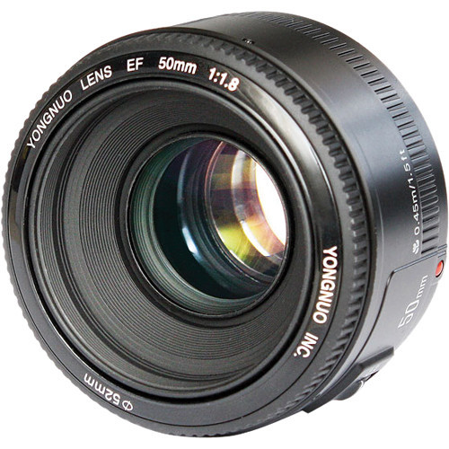 Cheap YONGNUO YN 50mm F/1.8 Large Aperture Auto Focus Lens for 5D2 5D3 650D 600D DSLR Cameras