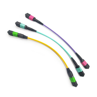 APT Nouveau Design Câble de raccordement fibre optique intérieur FTTH 3mm PVC Jaune Simplex/Duplex Pigtail MPO Certifié ISO9001 Garantie 1 an