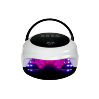 Lampe UV LED de séchage pour ongles SUN T2 Plus 98W de qualité supérieure, avec capteur intelligent, portable, pour salon de manucure