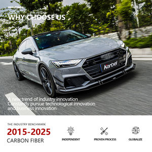 Diffuseur Karbel Style Kb Kit carrosserie sport en fibre de carbone sèche personnalisé Splitter Becquet arrière Diffuseur pour <span class=keywords><strong>Audi</strong></span> A7 S7 C8 2018 2023 - Product Image 6