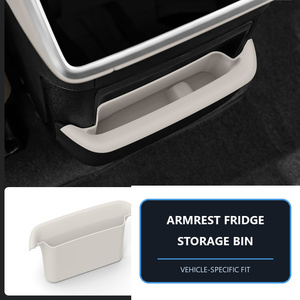 Boîte de rangement arrière en silicone de qualité supérieure pour console centrale, organisateur de rangement pour poignée de réfrigérateur de voiture, accessoires intérieurs pour 26 <span class=keywords><strong>Ledo</strong></span> L60 - Product Image 2
