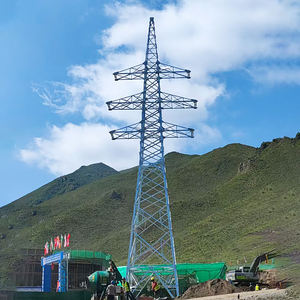 Tour de transmission d'énergie électrique avec structure en acier galvanisé à chaud pour ligne électrique longue distance - Product Image 6