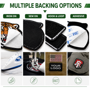 Parches <span class=keywords><strong>Bordados</strong></span> Personalizados con Logotipo de Diseñador, Apliques Adhesivos para Coser o Planchar en Ropa de Marca - Product Image 4