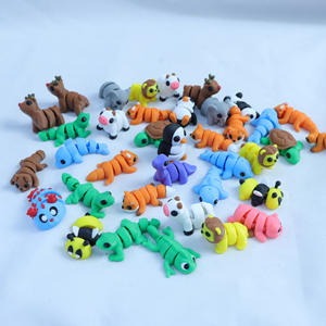 <span class=keywords><strong>Éxito</strong></span> Transfronterizo: Mini Figuras de Animales Coloridas Impresas en 3D, Pequeños <span class=keywords><strong>Modelos</strong></span>, Juguetes para Niños, Muñecos de Dibujos Animados - Product Image 6