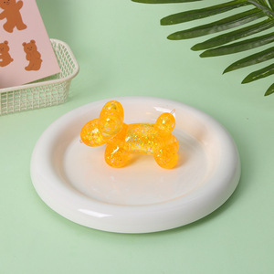Produit phare : Jouet sensoriel <span class=keywords><strong>anti</strong></span>-<span class=keywords><strong>stress</strong></span> en silicone, chien <span class=keywords><strong>ballon</strong></span> à paillettes, souple à la maltose, à remontée lente, respirant, pour le bureau - Product Image 5