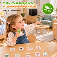 Cadeaux de Noël pour enfants, cartes flash éducatives parlantes, jouets d'apprentissage pour enfants, jouets de lecture interactifs pour l'apprentissage cognitif