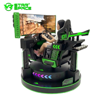 Offre Spéciale : Simulateur de Course VR Star Ultra 360 Rotatif avec Piste Réelle et Défis de Collisions Multi-Modes pour Salles d'Arcade et Centres de Divertissement Familial