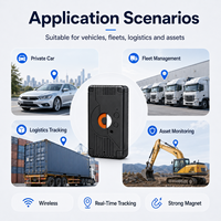Traceur GPS sans fil rechargeable pour le suivi des véhicules et la sécurité des actifs, autonomie de 40 à 60 jours, appareil à longue durée de vie de la batterie