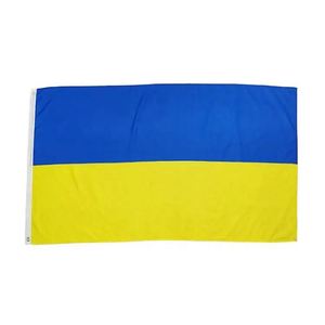 Banderas Ucranianas Personalizadas de Poliéster 68D de Alta Calidad, 3x5 pies (90x150cm), al por Mayor y a Bajo Precio - Product Image 2