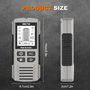 เครื่องตรวจจับผนัง5-in-1ใหม่เครื่องค้นหาเสาโลหะสำหรับการค้าต่างประเทศสำหรับวัดหมุดติดผนัง - Product Image 2